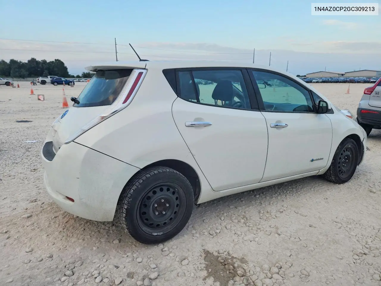 2016 NISSAN LEAF VIN 1N4AZ0CP2GC309213 — фото 3