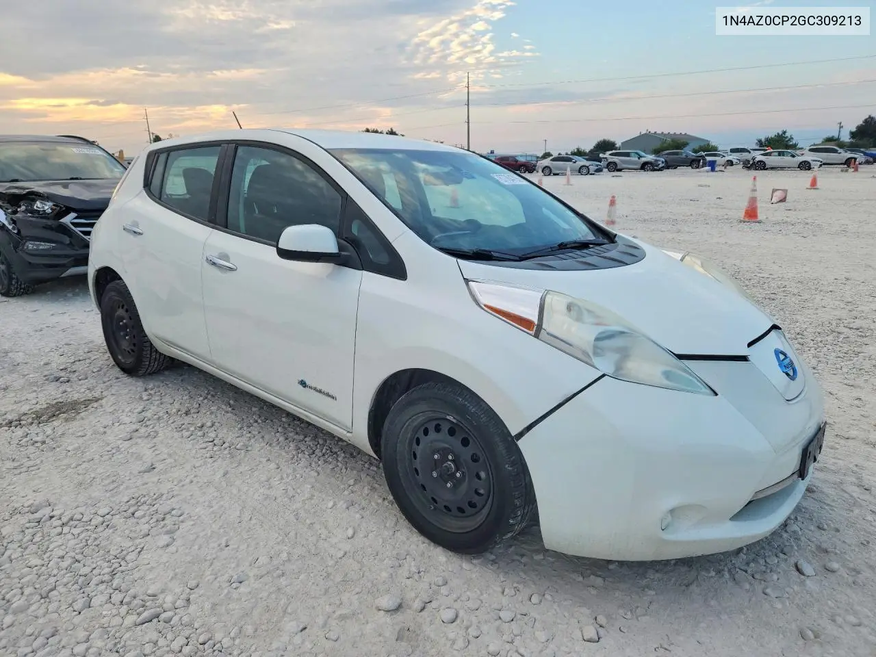 2016 NISSAN LEAF VIN 1N4AZ0CP2GC309213 — фото 4