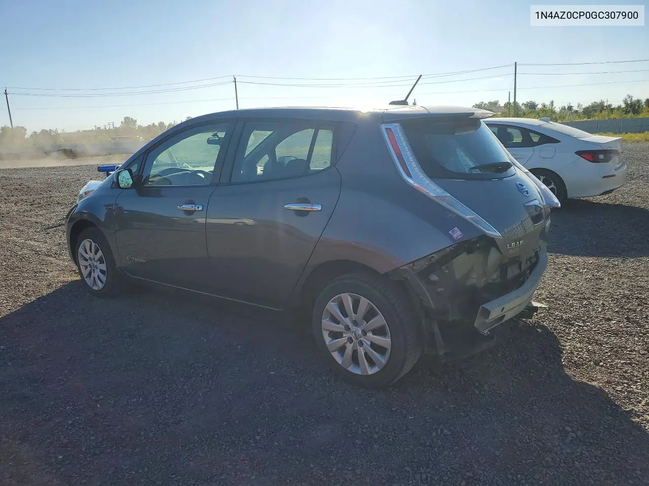2016 NISSAN LEAF VIN 1N4AZ0CP0GC307900 — фото 2