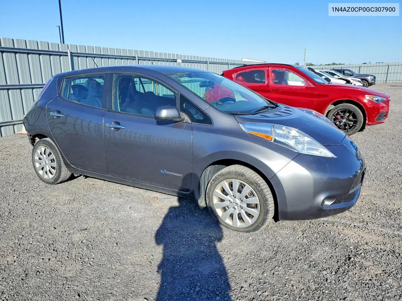 2016 NISSAN LEAF VIN 1N4AZ0CP0GC307900 — фото 4