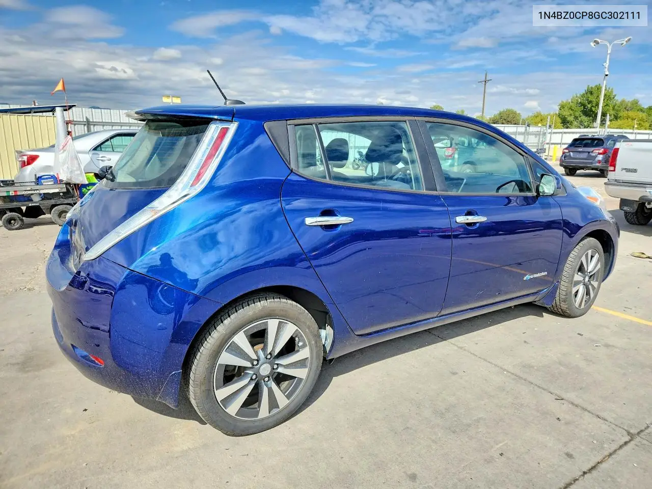 2016 NISSAN LEAF VIN 1N4BZ0CP8GC302111 — фото 3