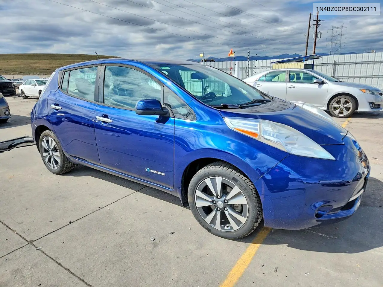 2016 NISSAN LEAF VIN 1N4BZ0CP8GC302111 — фото 4