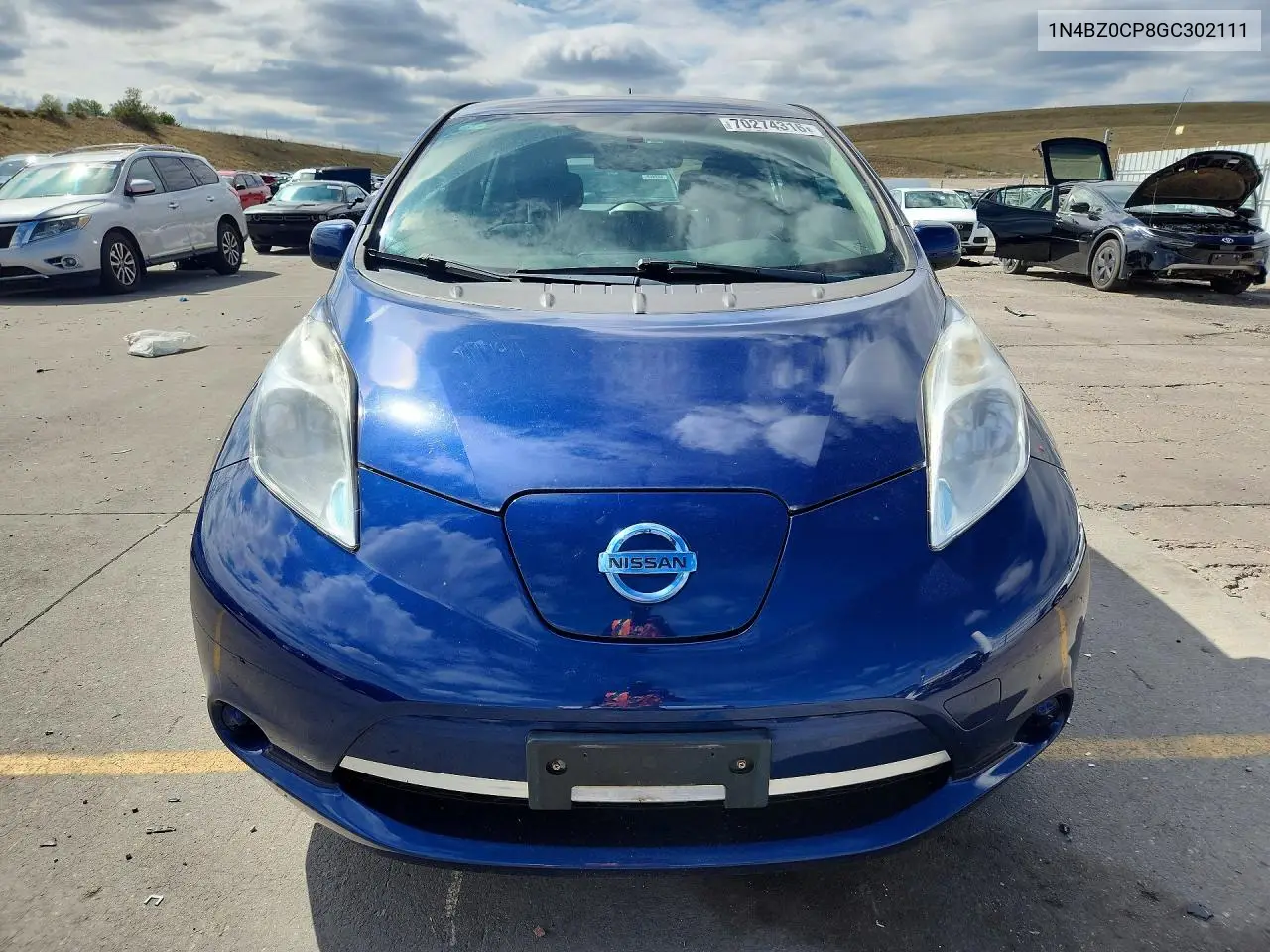 2016 NISSAN LEAF VIN 1N4BZ0CP8GC302111 — фото 5