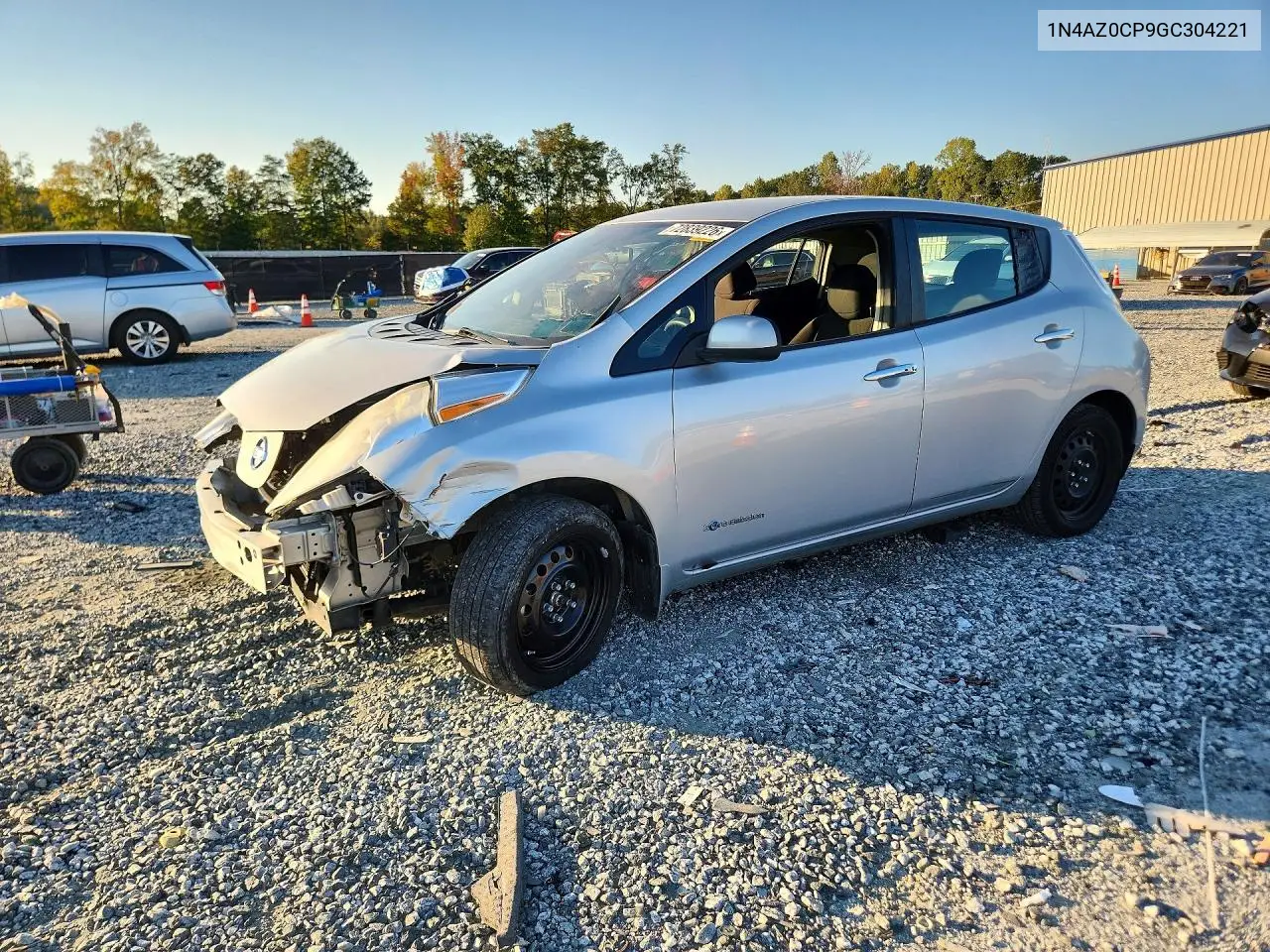 NISSAN LEAF 2016, VIN 1N4AZ0CP9GC304221