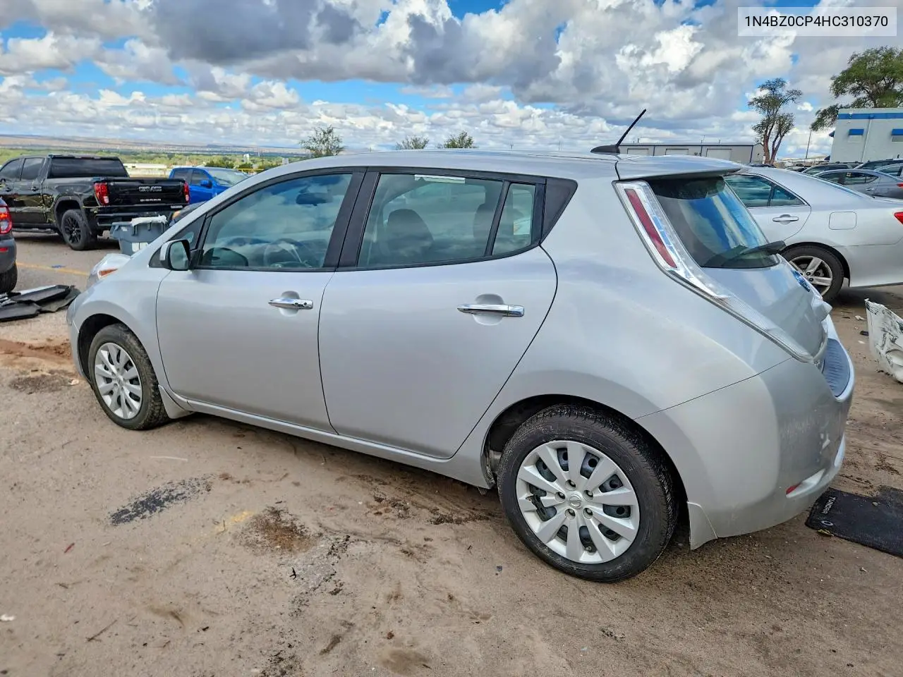 2017 NISSAN LEAF VIN 1N4BZ0CP4HC310370 — фото 2