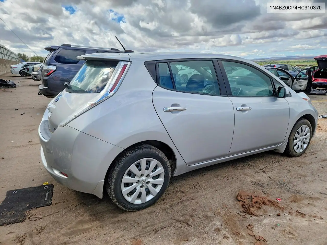 2017 NISSAN LEAF VIN 1N4BZ0CP4HC310370 — фото 3