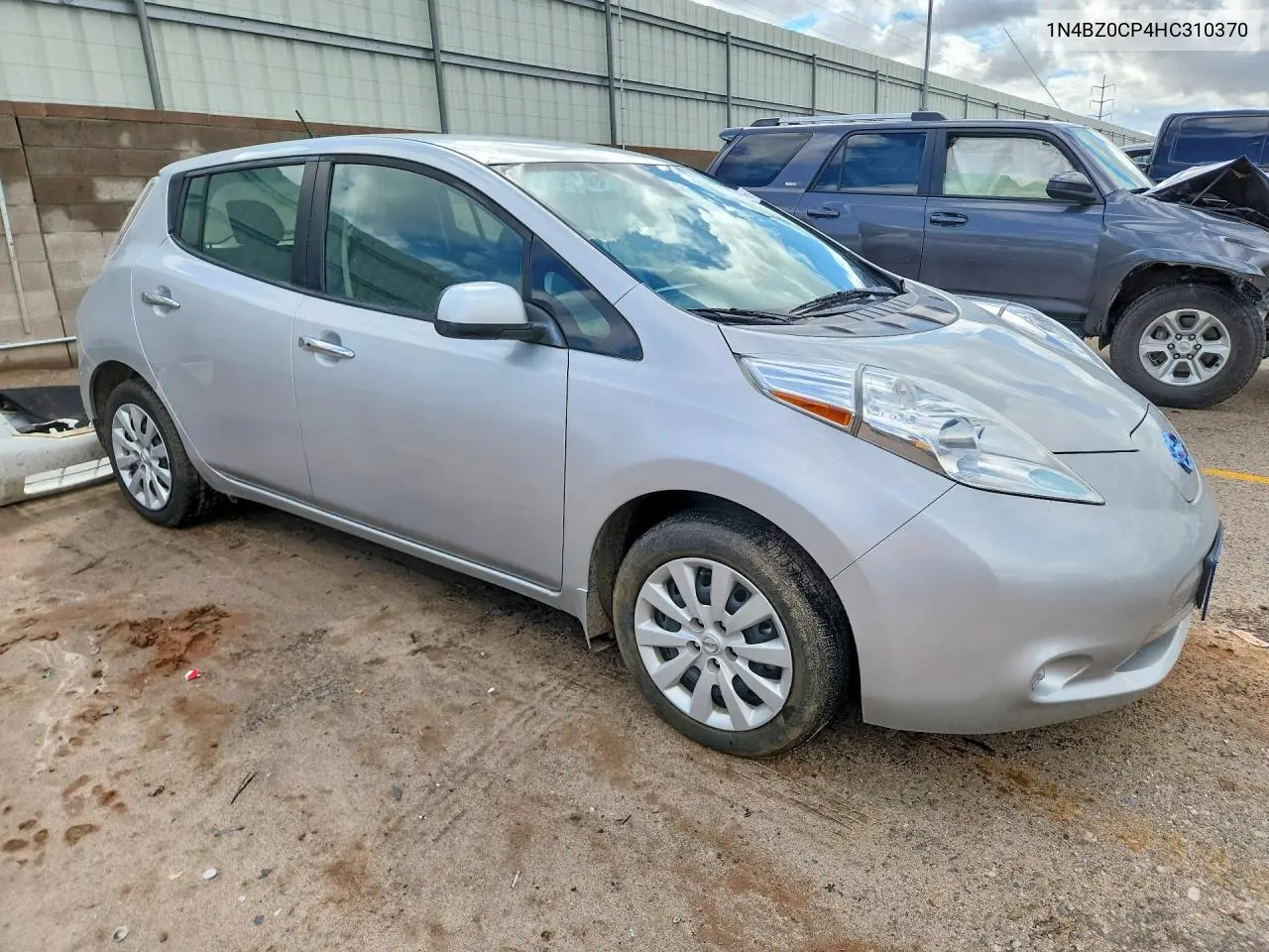 2017 NISSAN LEAF VIN 1N4BZ0CP4HC310370 — фото 4