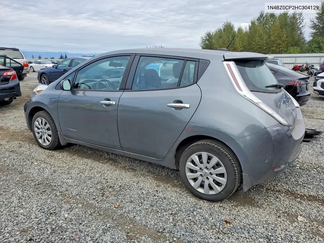 2017 NISSAN LEAF VIN 1N4BZ0CP2HC304129 — фото 2