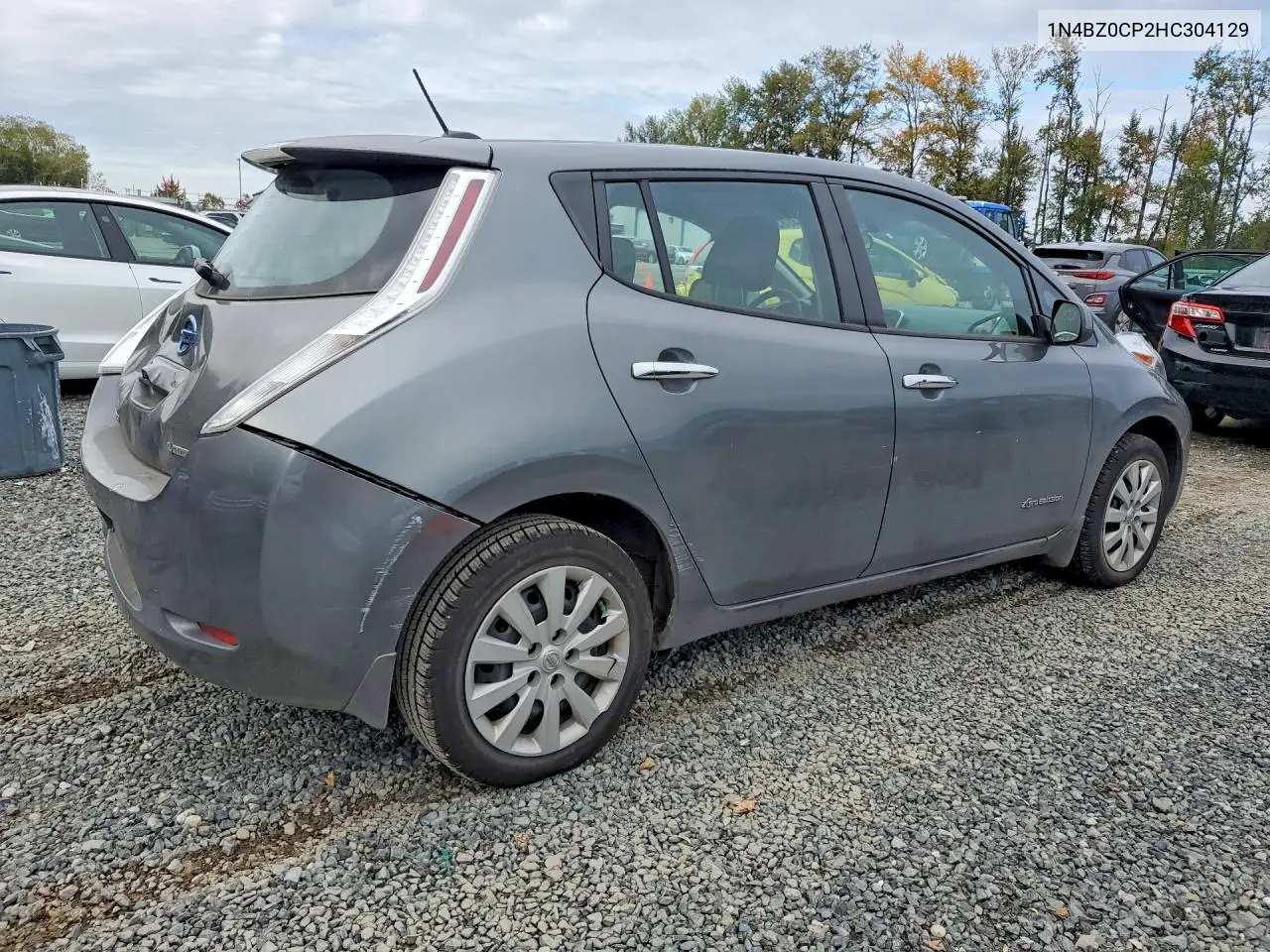2017 NISSAN LEAF VIN 1N4BZ0CP2HC304129 — фото 3