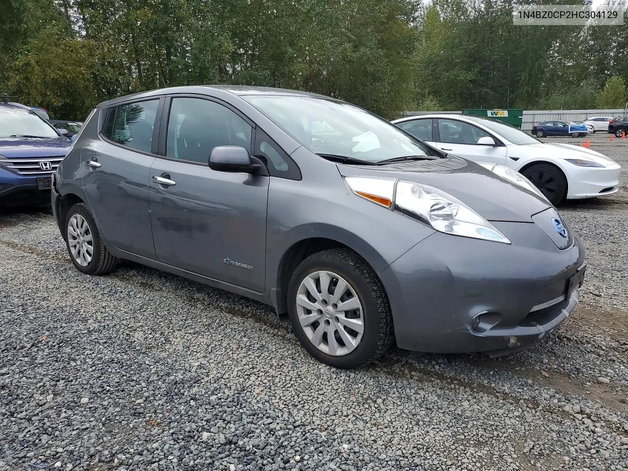 2017 NISSAN LEAF VIN 1N4BZ0CP2HC304129 — фото 4