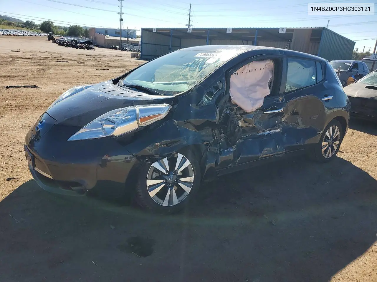 NISSAN LEAF 2017, VIN 1N4BZ0CP3HC303121