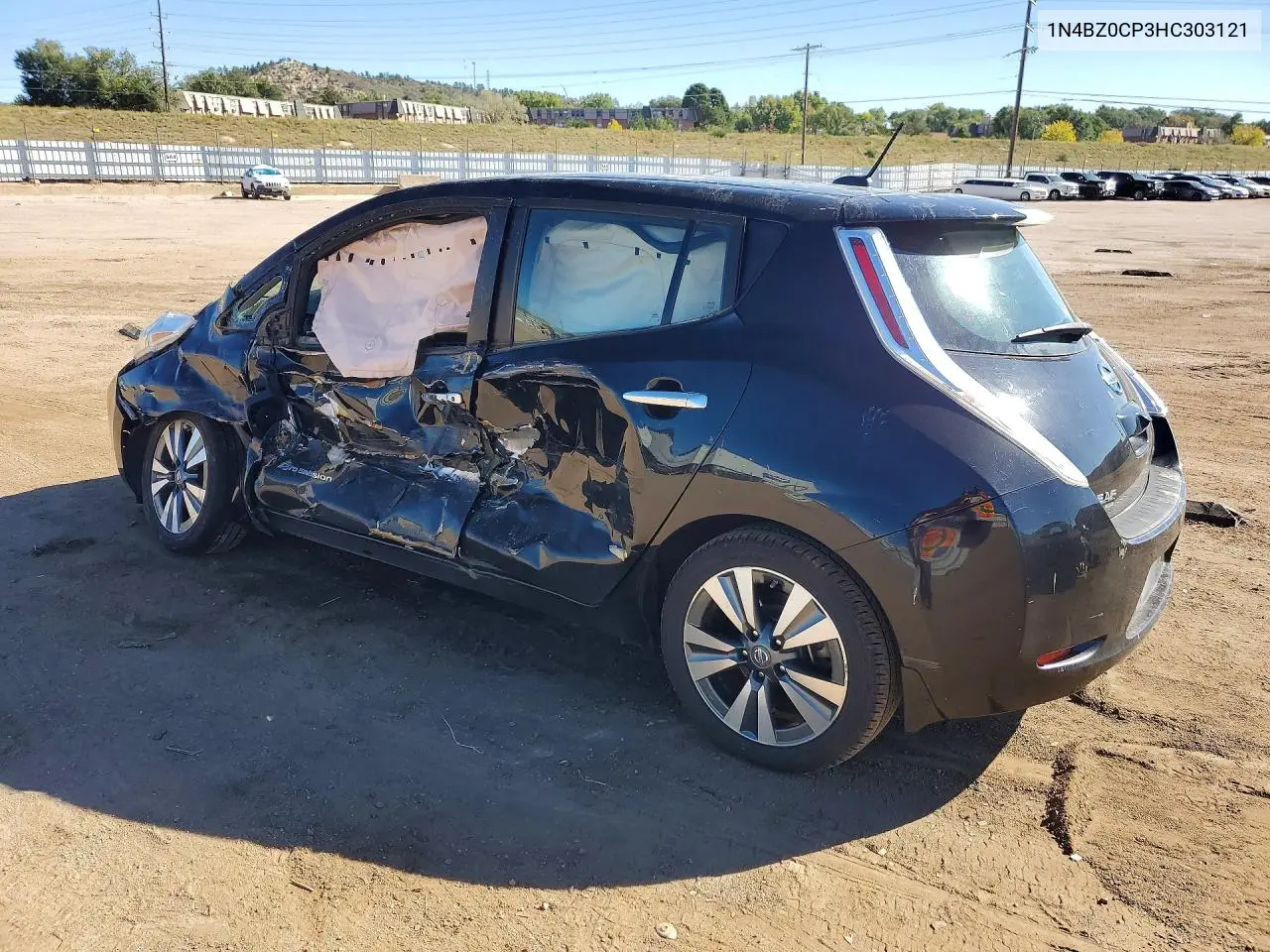 2017 NISSAN LEAF VIN 1N4BZ0CP3HC303121 — фото 2