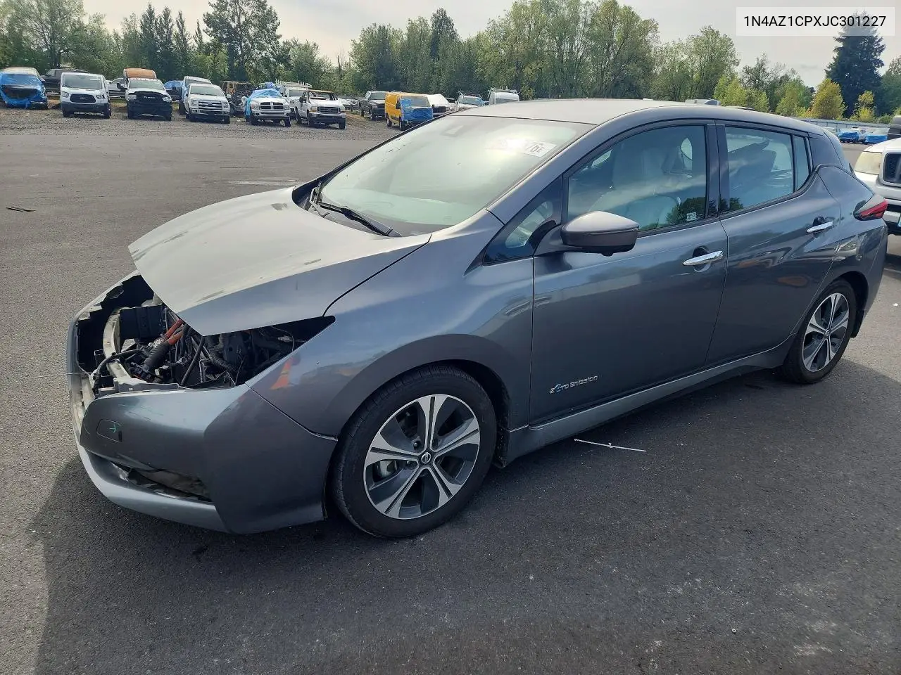 NISSAN LEAF 2018, VIN 1N4AZ1CPXJC301227