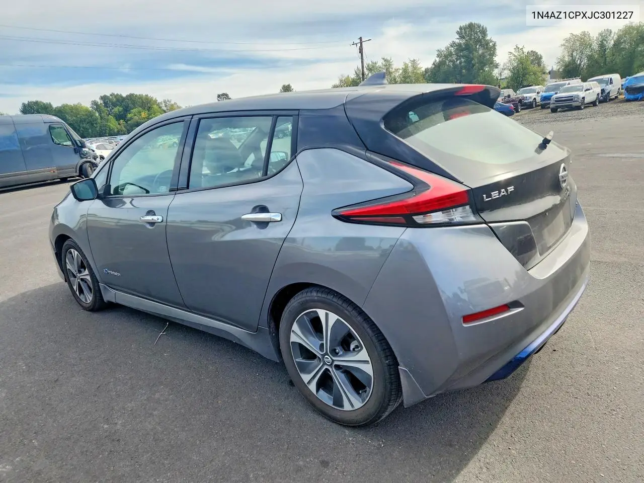 2018 NISSAN LEAF VIN 1N4AZ1CPXJC301227 — фото 2