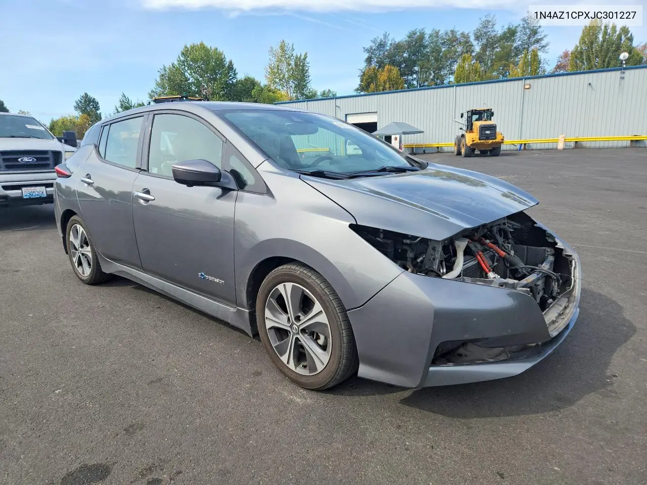 2018 NISSAN LEAF VIN 1N4AZ1CPXJC301227 — фото 4