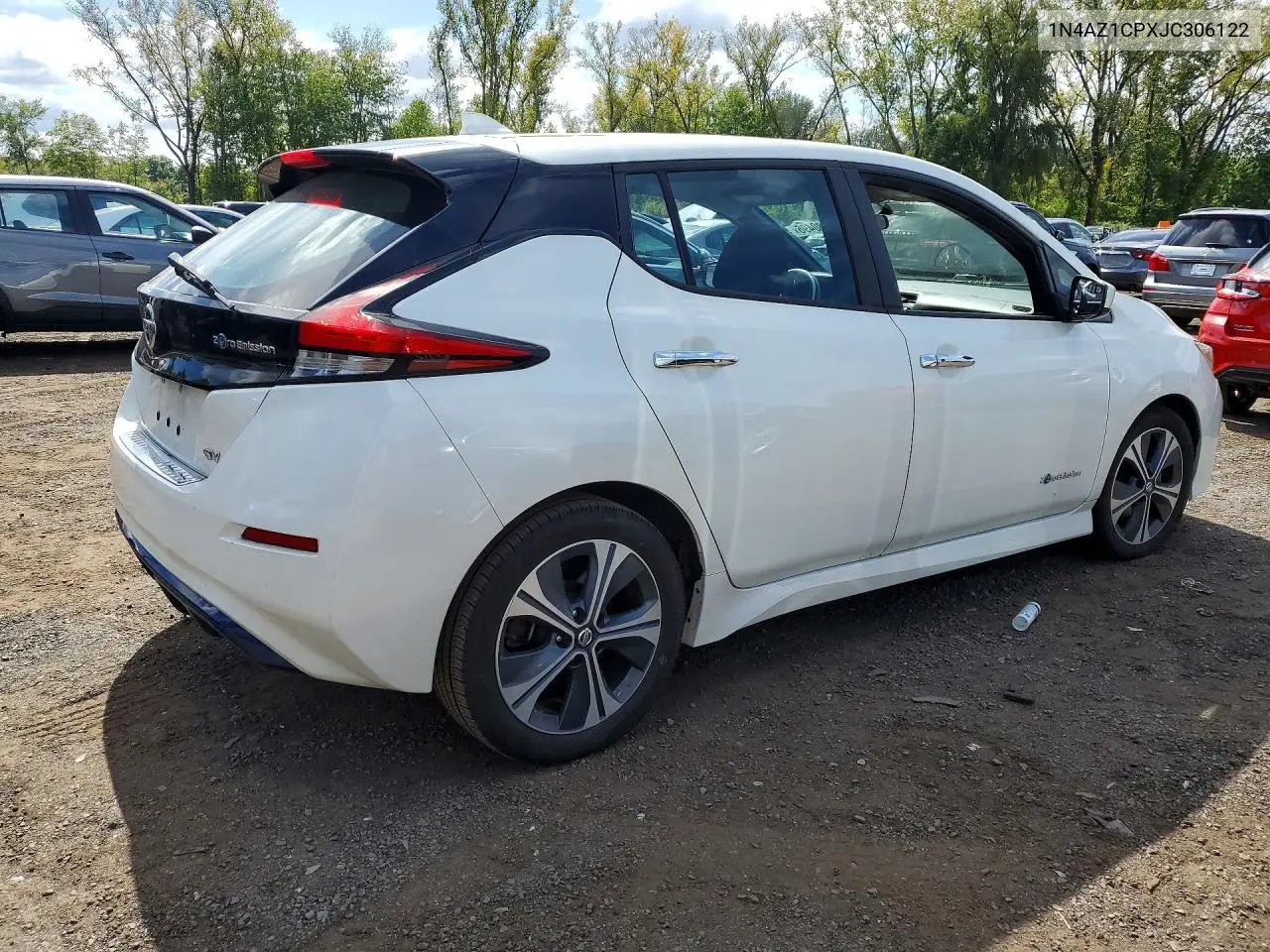 2018 NISSAN LEAF VIN 1N4AZ1CPXJC306122 — фото 3
