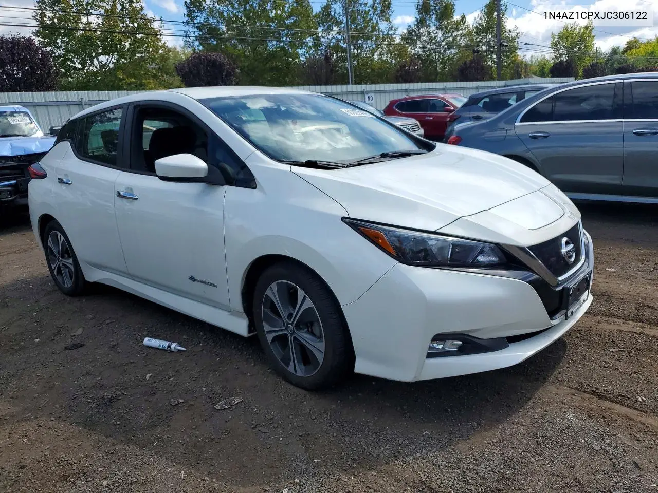 2018 NISSAN LEAF VIN 1N4AZ1CPXJC306122 — фото 4