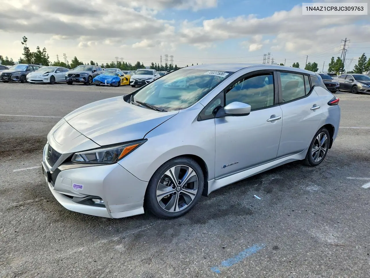 NISSAN LEAF 2018, VIN 1N4AZ1CP8JC309763