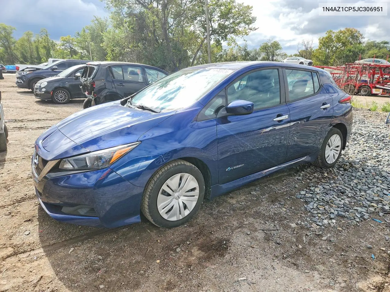 NISSAN LEAF 2018, VIN 1N4AZ1CP5JC306951