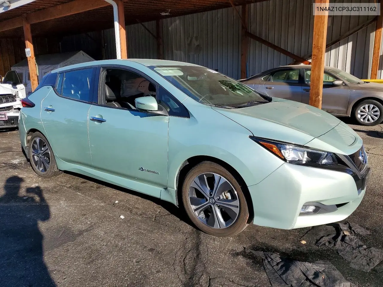 2018 NISSAN LEAF VIN 1N4AZ1CP3JC311162 — фото 4