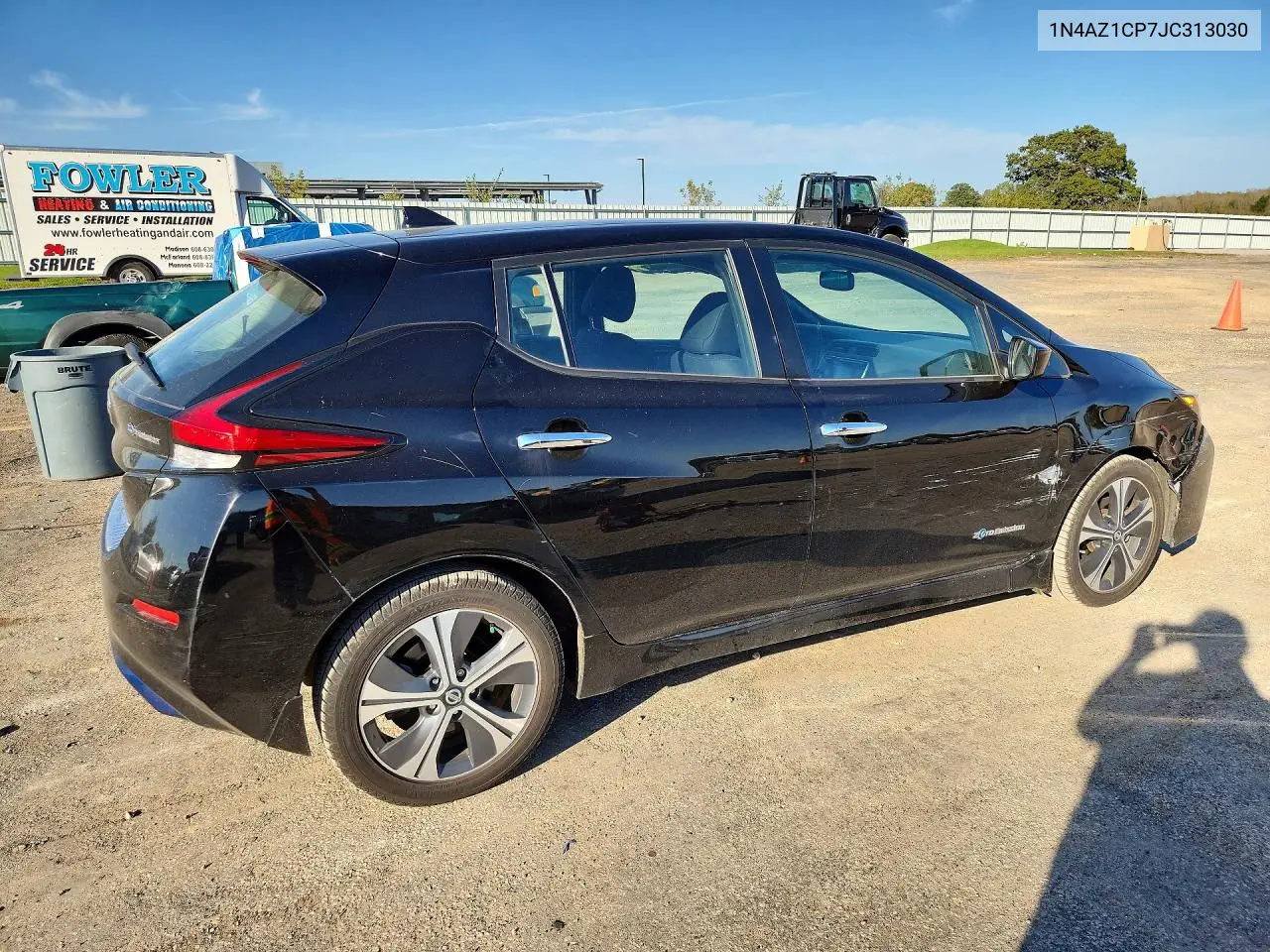 2018 NISSAN LEAF VIN 1N4AZ1CP7JC313030 — фото 3