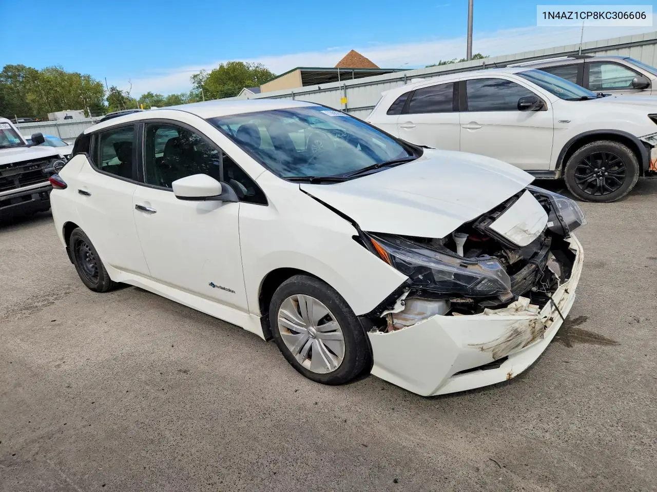 2019 NISSAN LEAF VIN 1N4AZ1CP8KC306606 — фото 4
