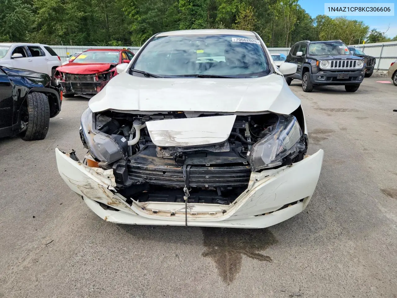 2019 NISSAN LEAF VIN 1N4AZ1CP8KC306606 — фото 5