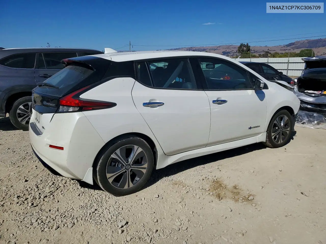 2019 NISSAN LEAF VIN 1N4AZ1CP7KC306709 — фото 3