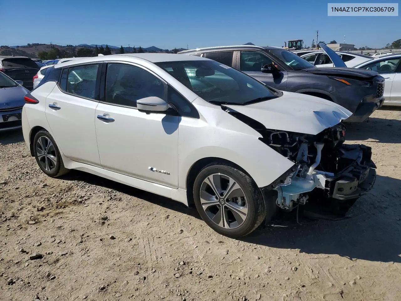 2019 NISSAN LEAF VIN 1N4AZ1CP7KC306709 — фото 4