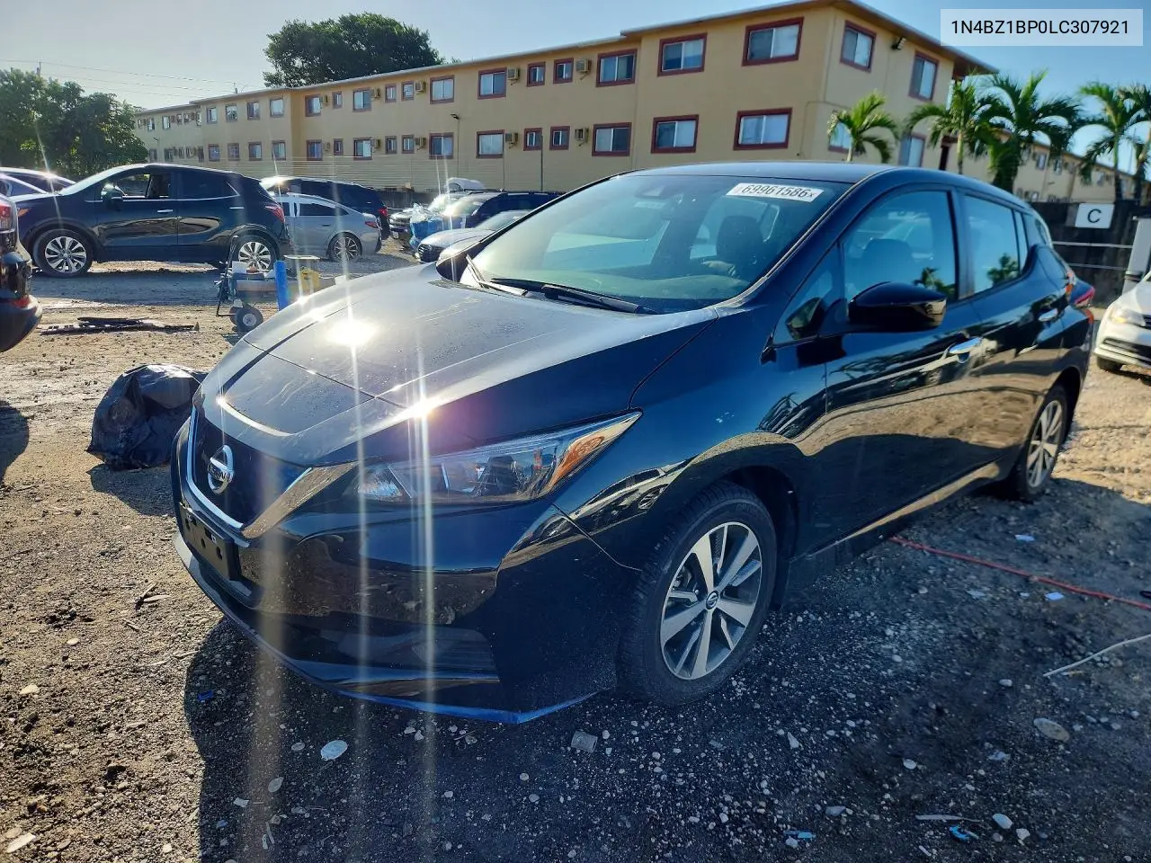 NISSAN LEAF 2020, VIN 1N4BZ1BP0LC307921