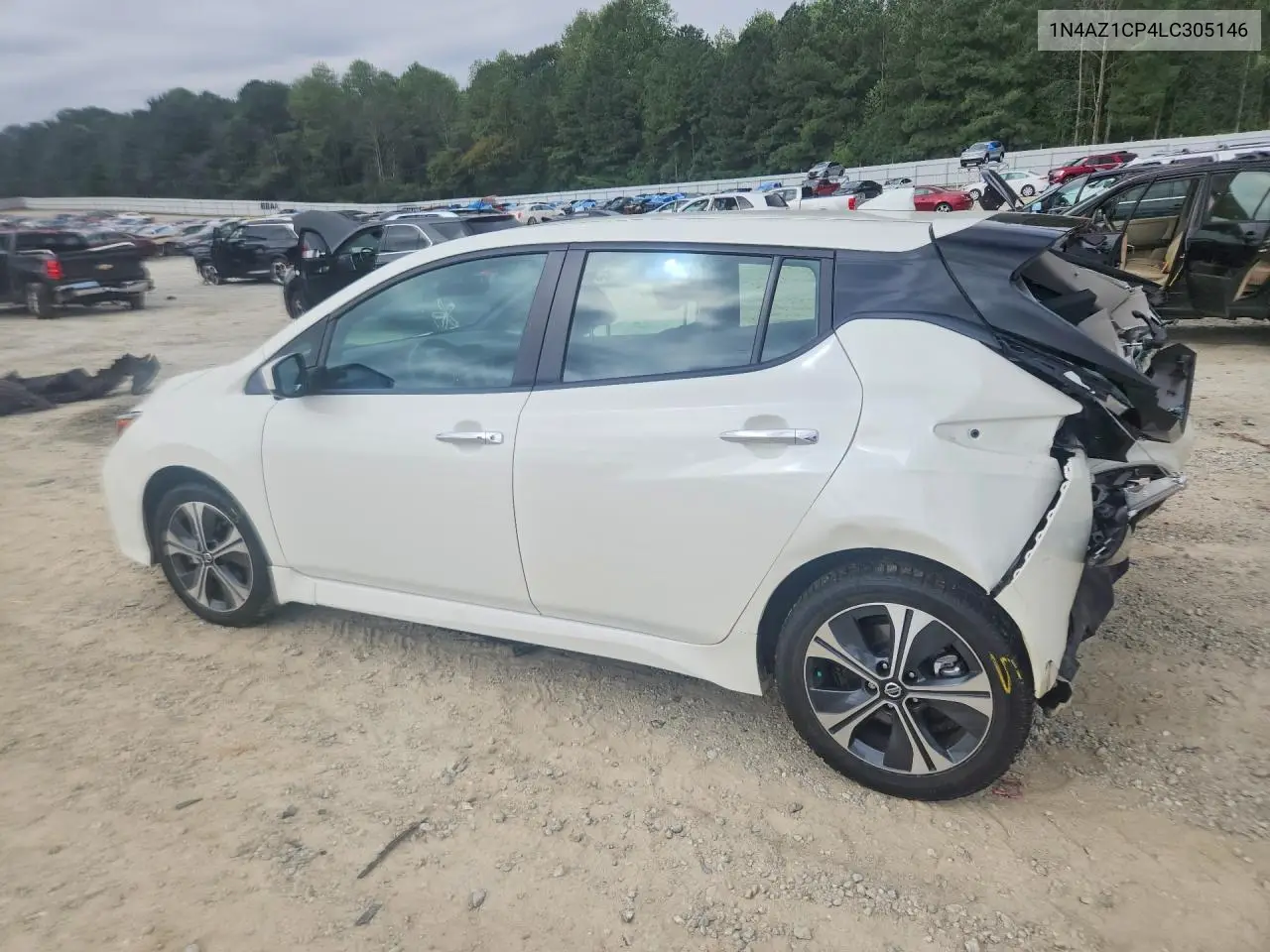 2020 NISSAN LEAF VIN 1N4AZ1CP4LC305146 — фото 2
