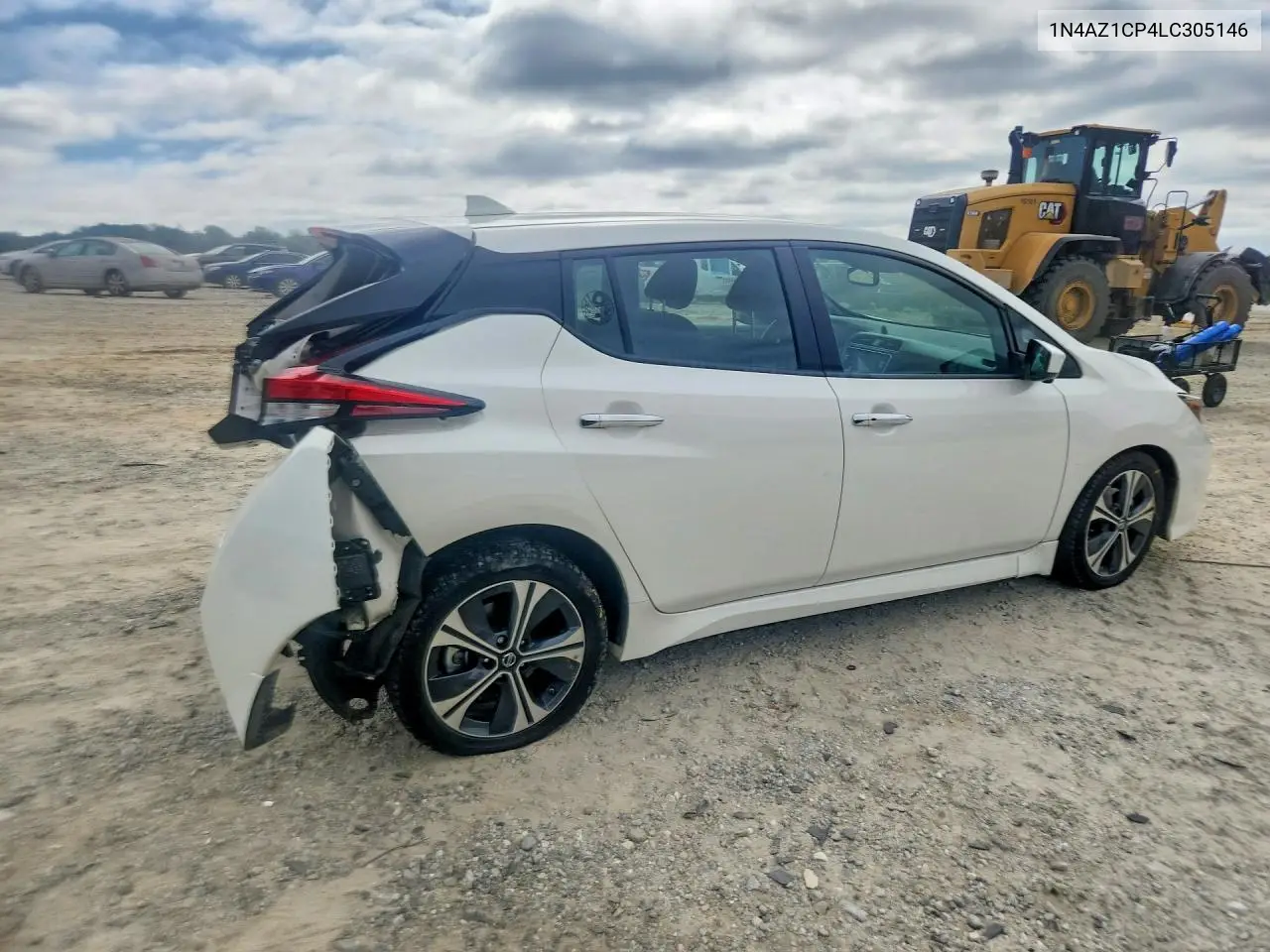 2020 NISSAN LEAF VIN 1N4AZ1CP4LC305146 — фото 3