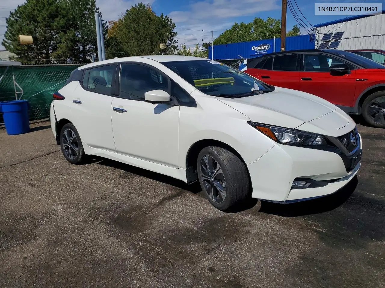 2020 NISSAN LEAF VIN 1N4BZ1CP7LC310491 — фото 4