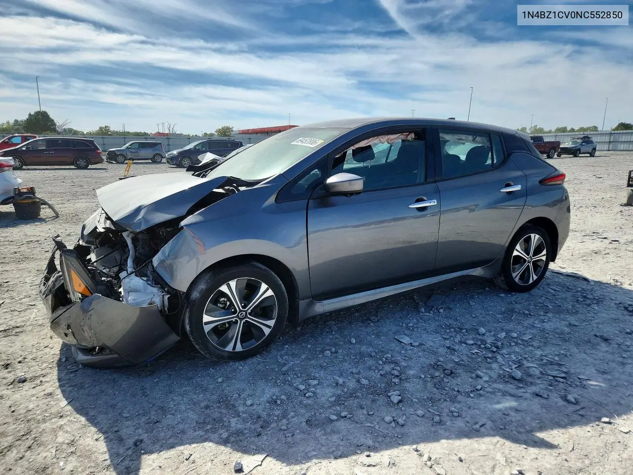 NISSAN LEAF 2022, VIN 1N4BZ1CV0NC552850