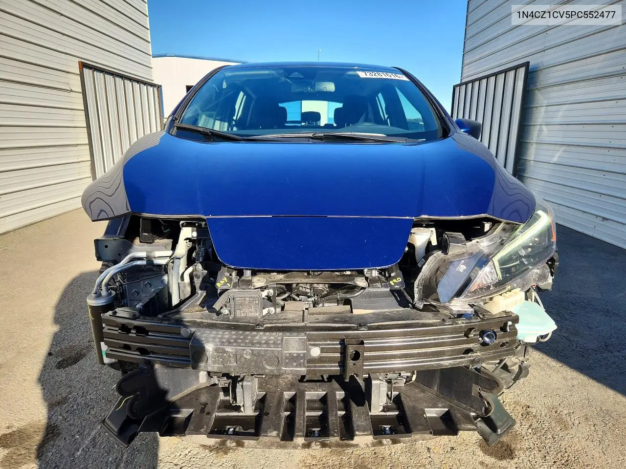 2023 NISSAN LEAF VIN 1N4CZ1CV5PC552477 — фото 5