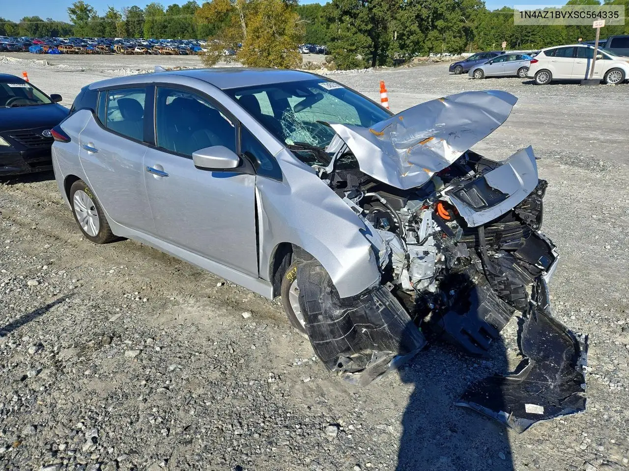 2025 NISSAN LEAF VIN 1N4AZ1BVXSC564335 — фото 4