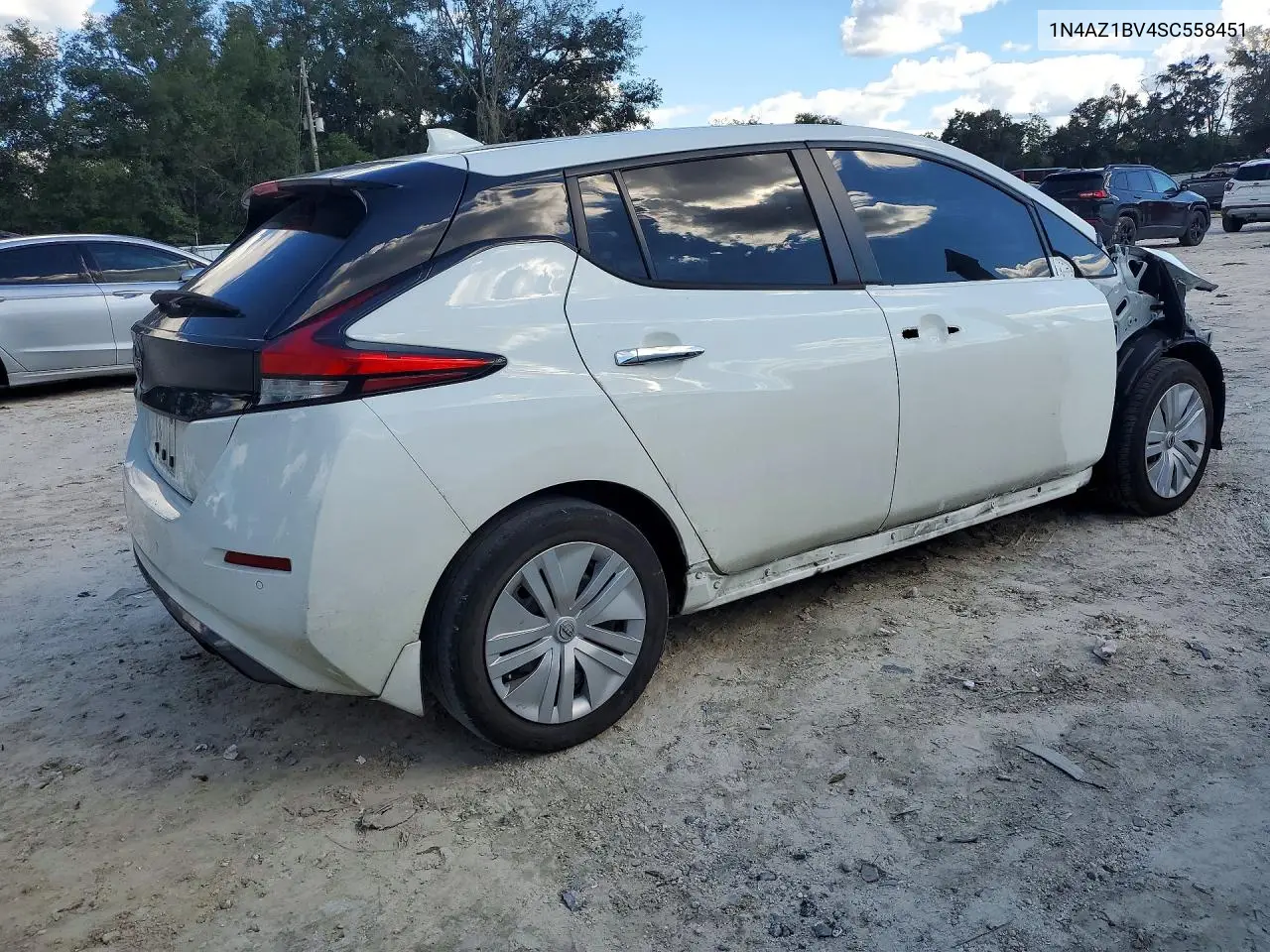 2025 NISSAN LEAF VIN 1N4AZ1BV4SC558451 — фото 3