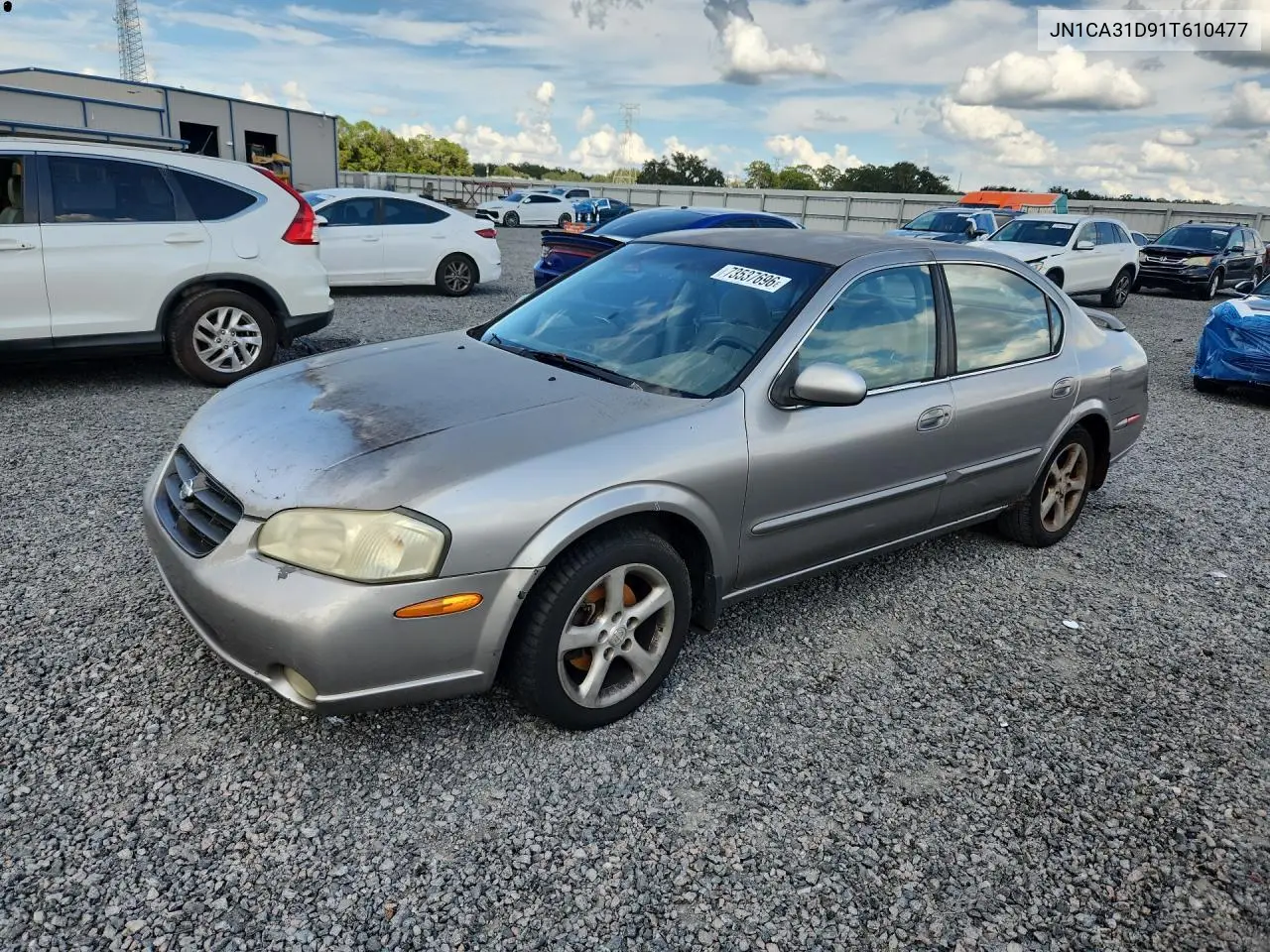 NISSAN MAXIMA 2001, VIN JN1CA31D91T610477