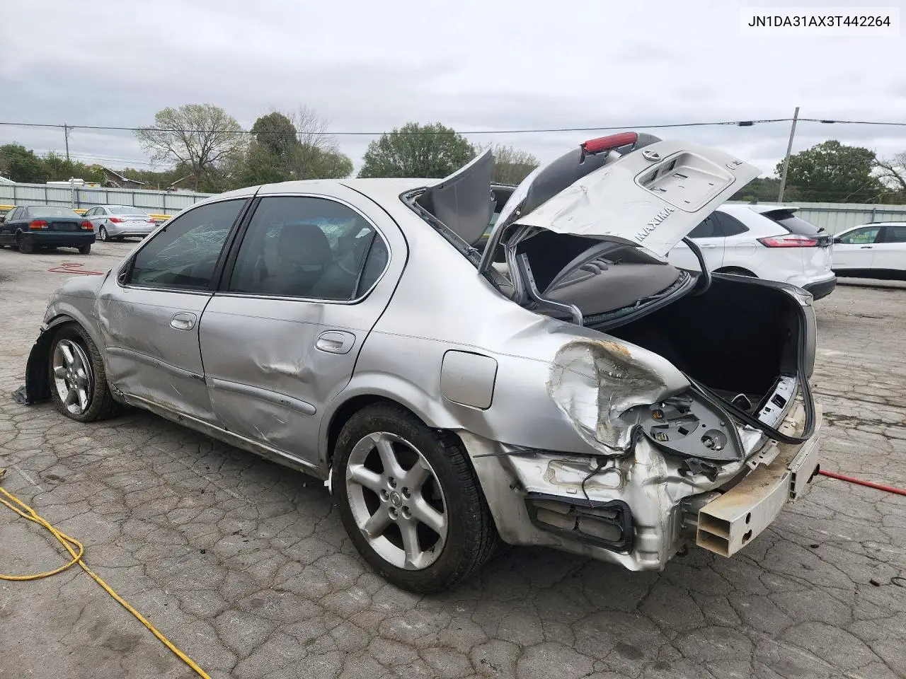 2003 NISSAN MAXIMA VIN JN1DA31AX3T442264 — фото 2