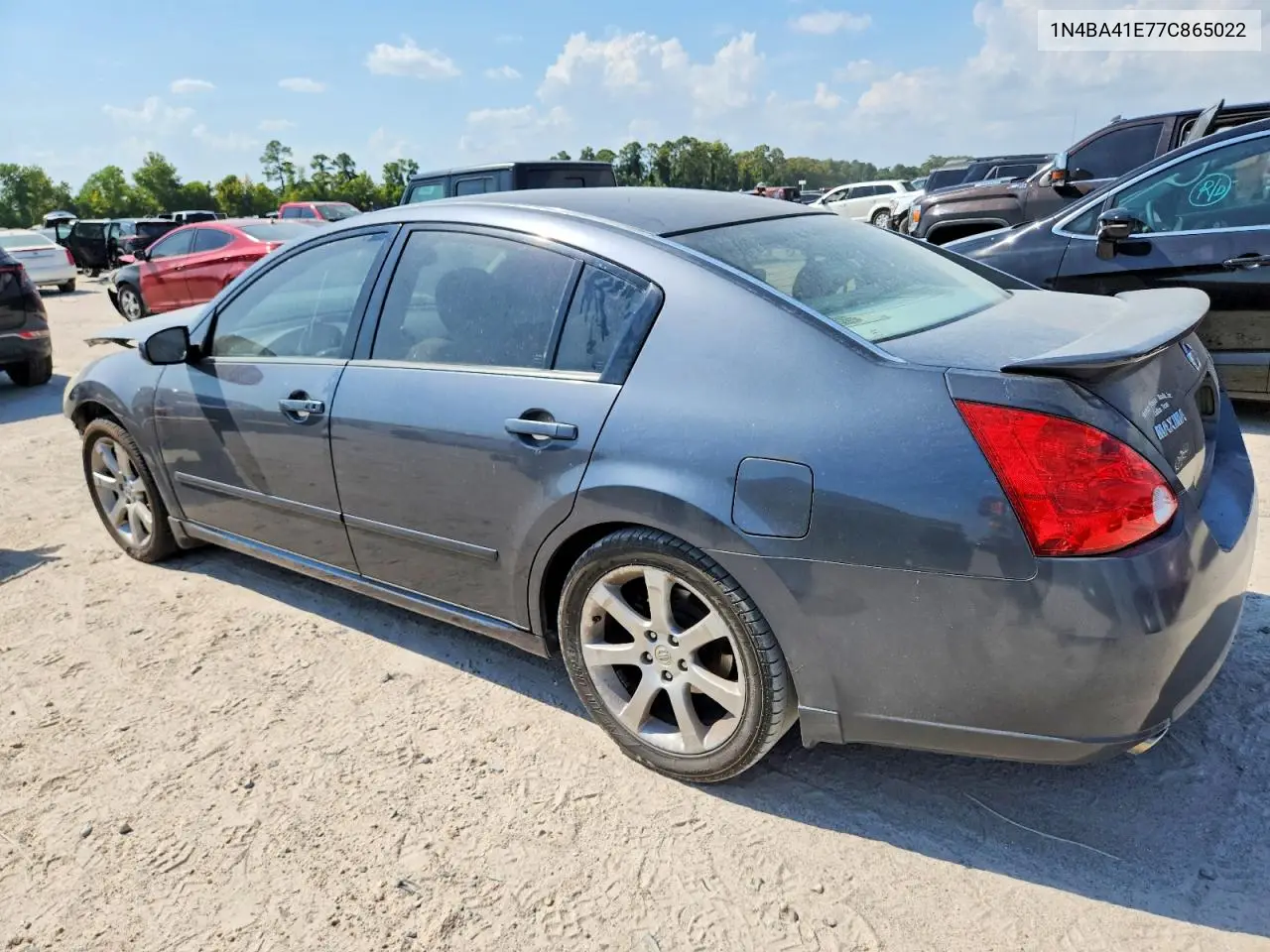 2007 NISSAN MAXIMA VIN 1N4BA41E77C865022 — фото 3