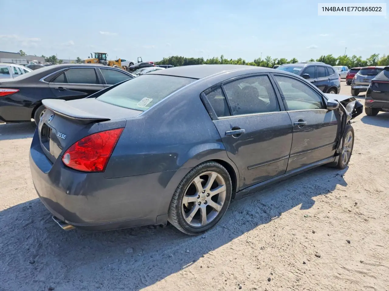 2007 NISSAN MAXIMA VIN 1N4BA41E77C865022 — фото 4