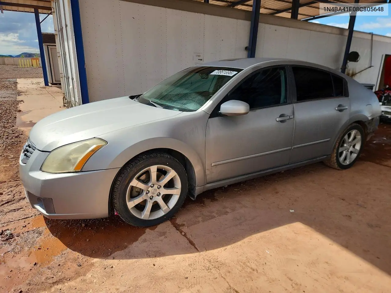 NISSAN MAXIMA 2008, VIN 1N4BA41E08C805648