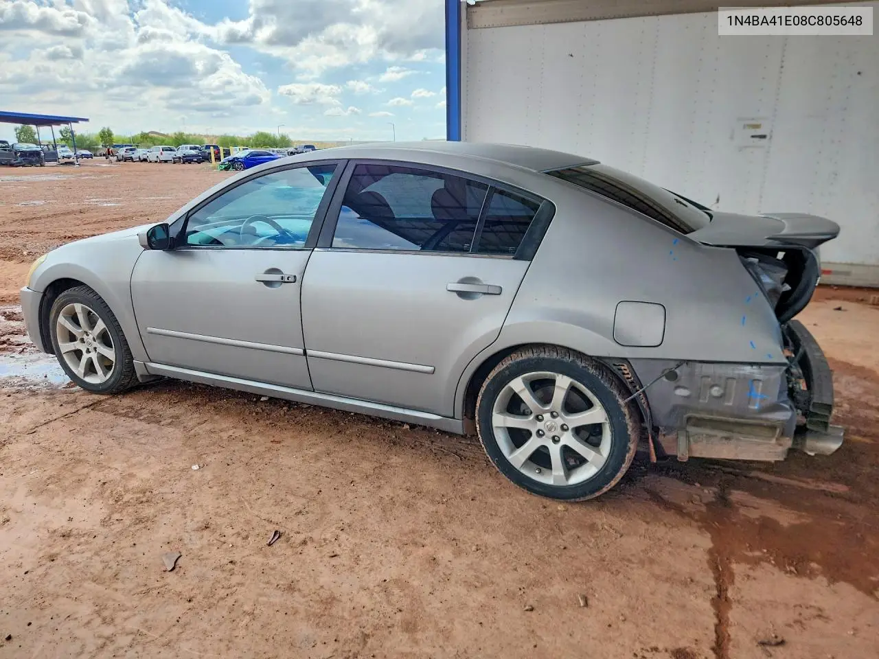 2008 NISSAN MAXIMA VIN 1N4BA41E08C805648 — фото 2