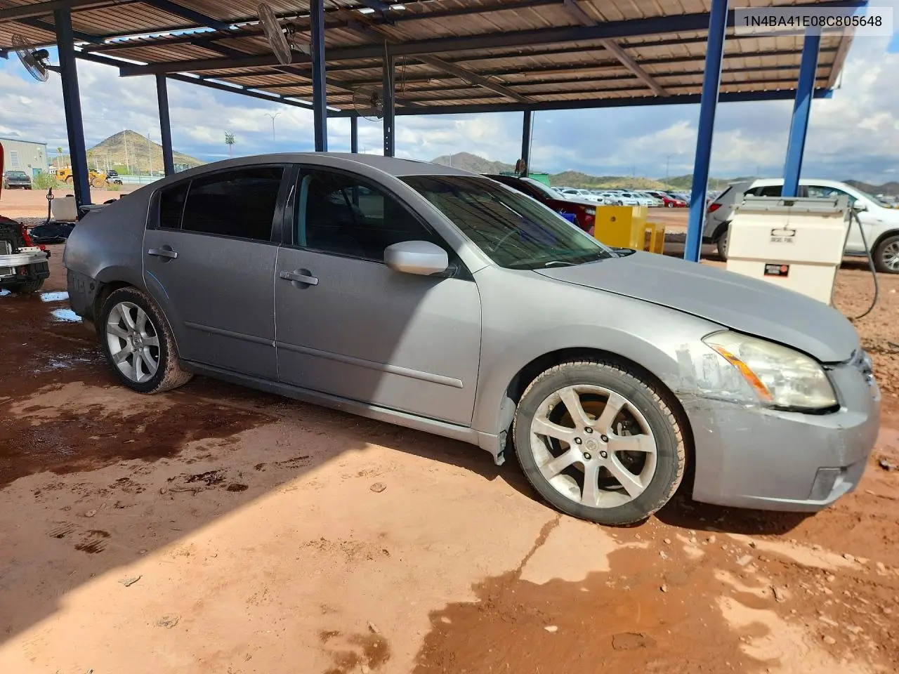 2008 NISSAN MAXIMA VIN 1N4BA41E08C805648 — фото 4