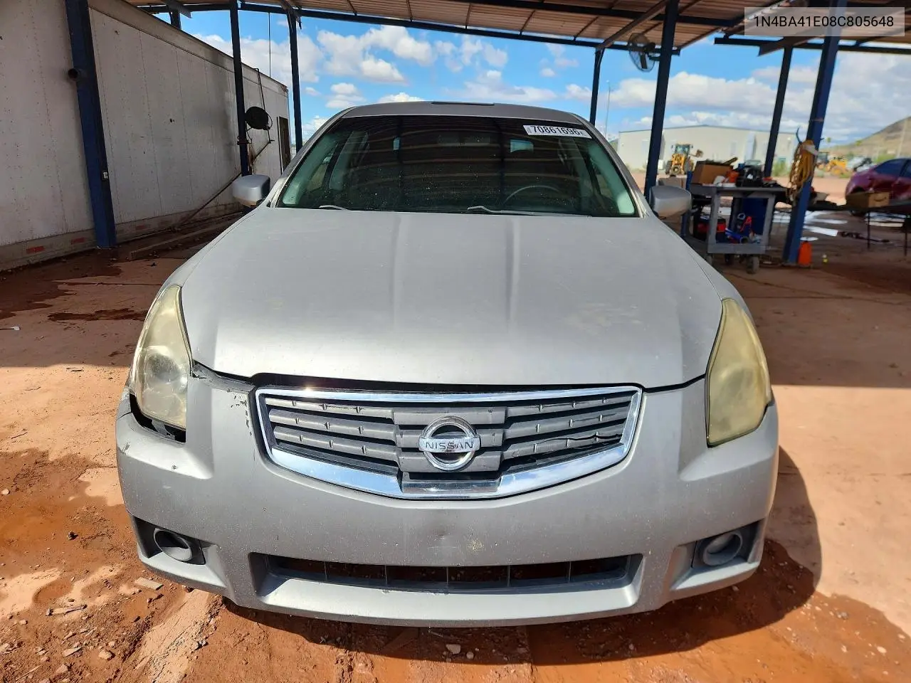 2008 NISSAN MAXIMA VIN 1N4BA41E08C805648 — фото 5