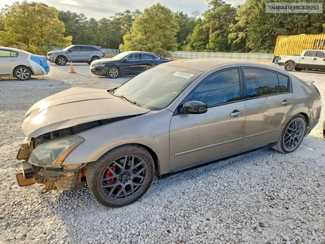 NISSAN MAXIMA 2008, VIN 1N4BA41E88C826263