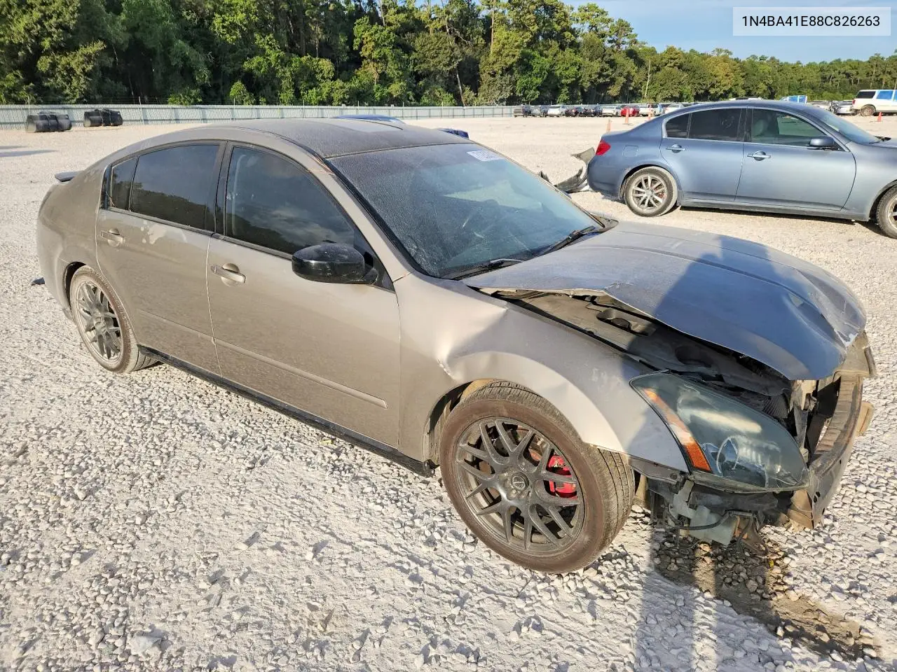 2008 NISSAN MAXIMA VIN 1N4BA41E88C826263 — фото 4