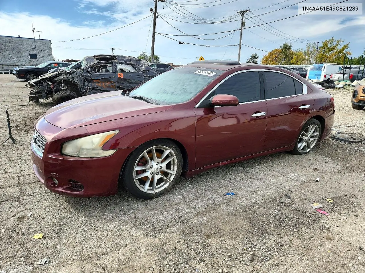 NISSAN MAXIMA 2009, VIN 1N4AA51E49C821239