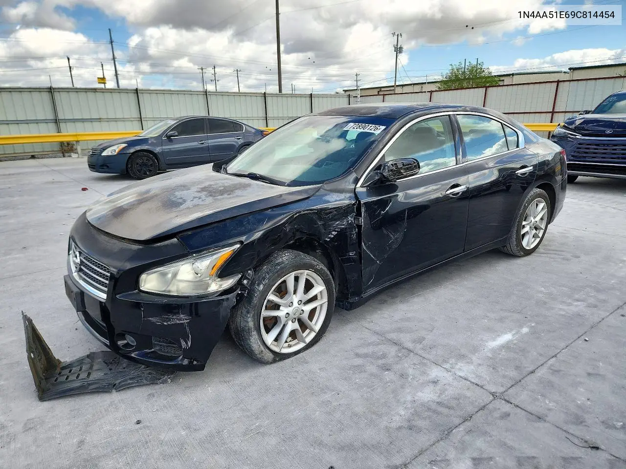 NISSAN MAXIMA 2009, VIN 1N4AA51E69C814454