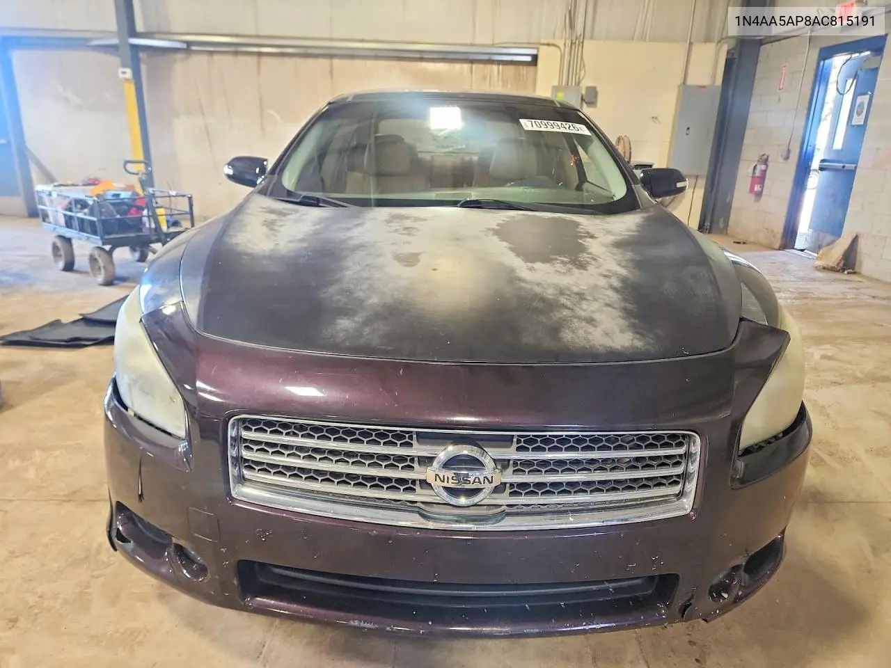 2010 NISSAN MAXIMA VIN 1N4AA5AP8AC815191 — фото 5